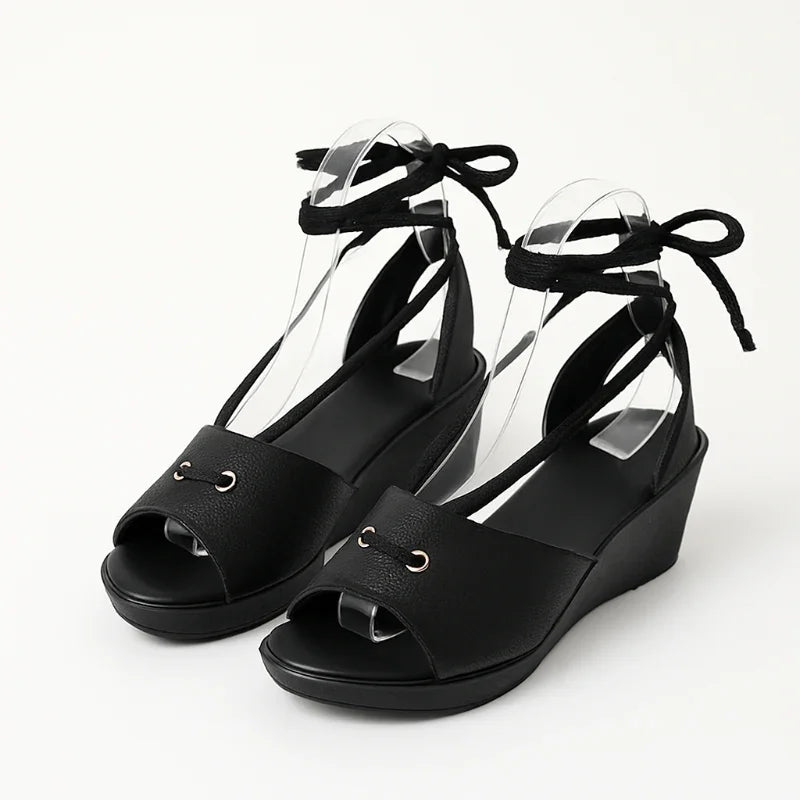 Fashionable Strappy Wedge Sandals for Women