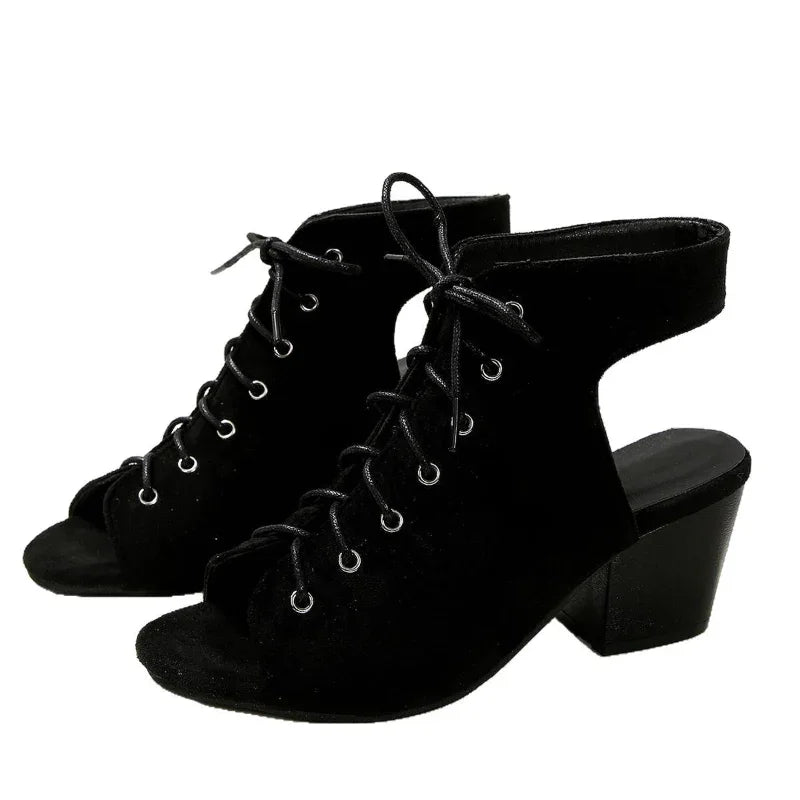 Stability Stride Block Heels for All-Day Wear