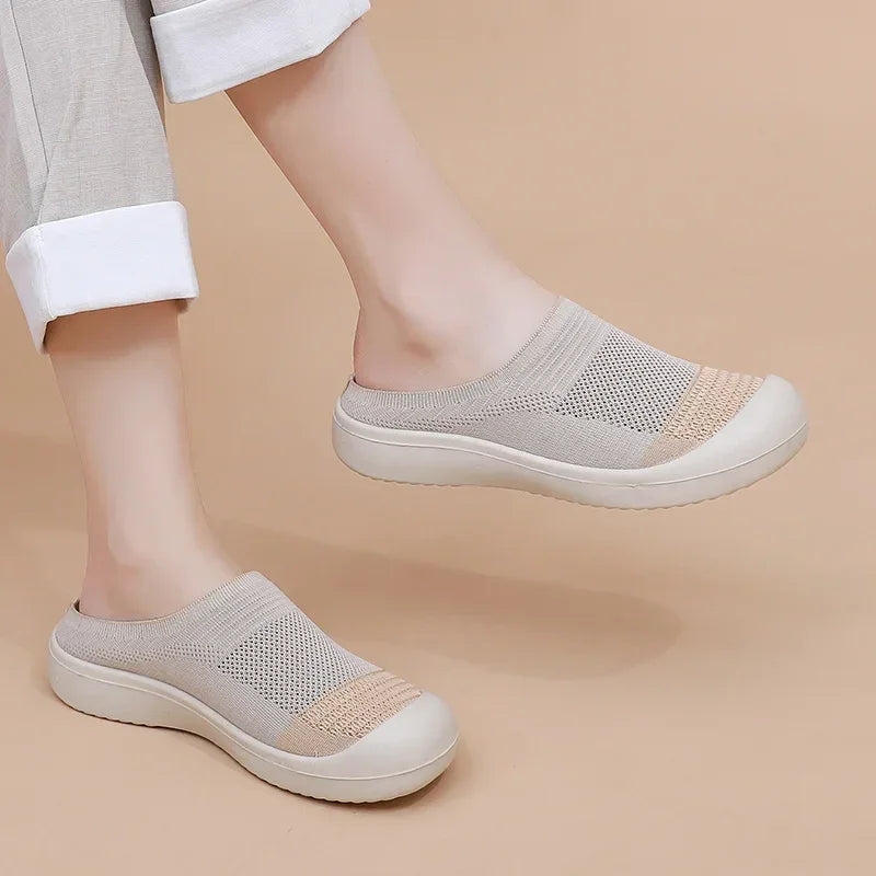 Breathable Bunion-Friendly Slip-On Mules