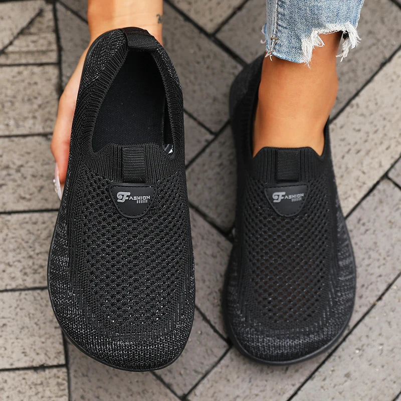 Wide Fit Sports Walking Shoes Soft Sole Anti Slip 8