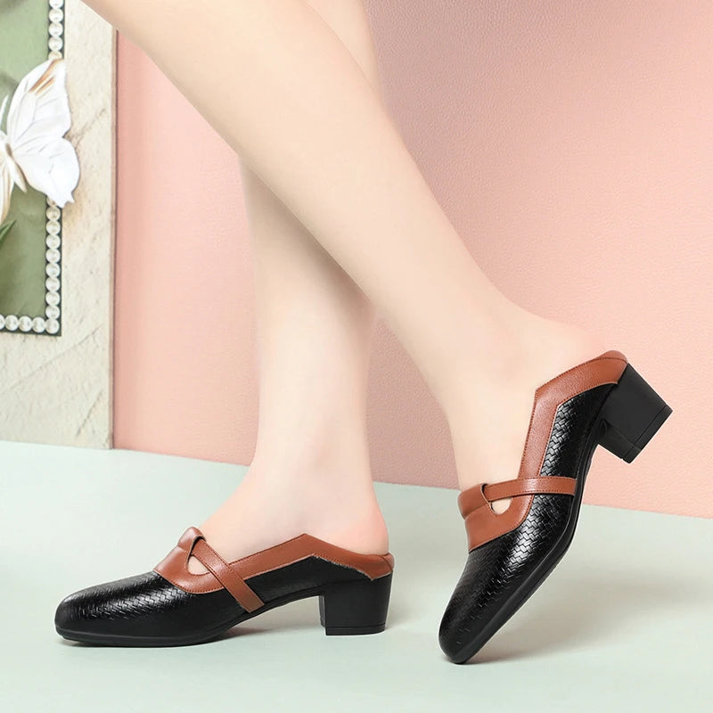 Women’s Loafers Thick Heel 1