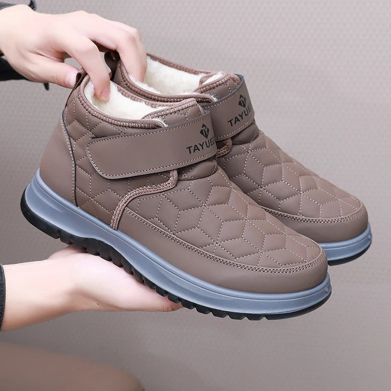 Waterproof Men’s Winter Sneakers with Warm Plush Lining
