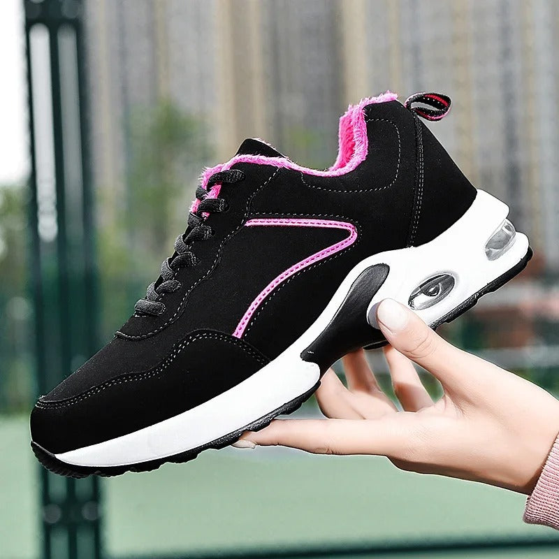 Women's Walking Shoes with Thick Cushioned Sole