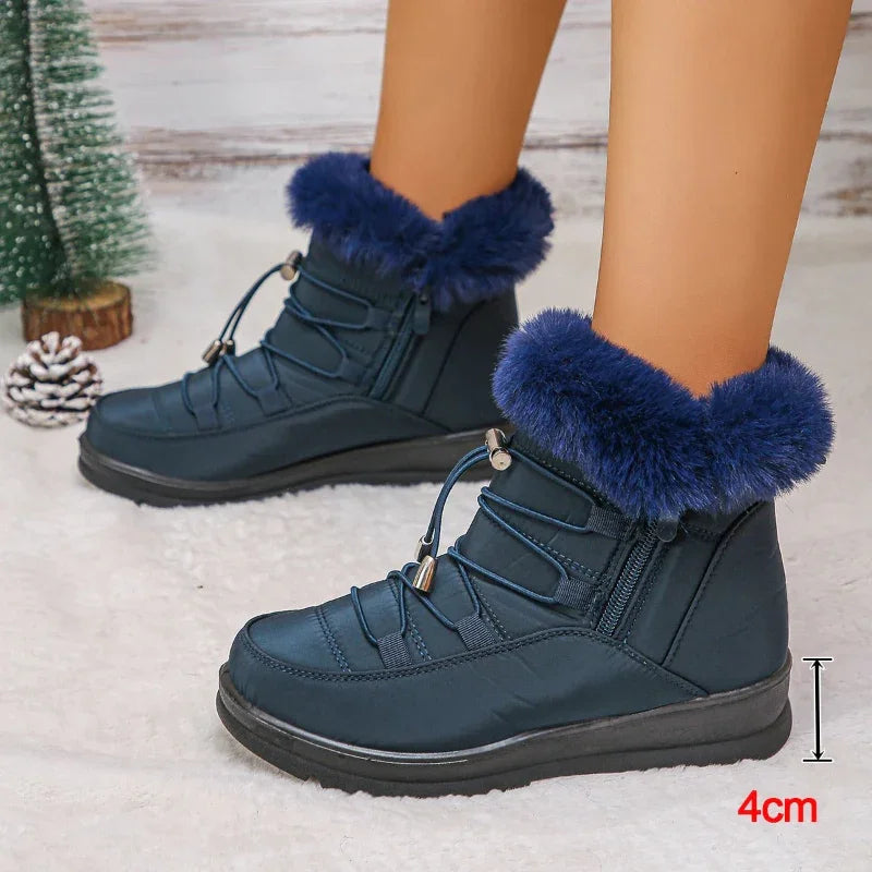 Waterproof Fur-Lined Snow Boots