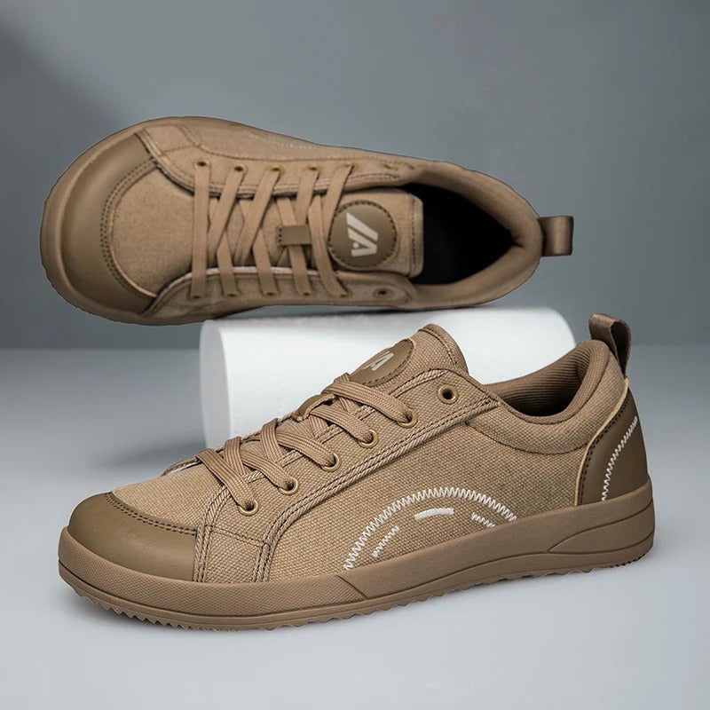 Unisex Wide Toe Box Sneakers - Mesh Upper Zero Drop