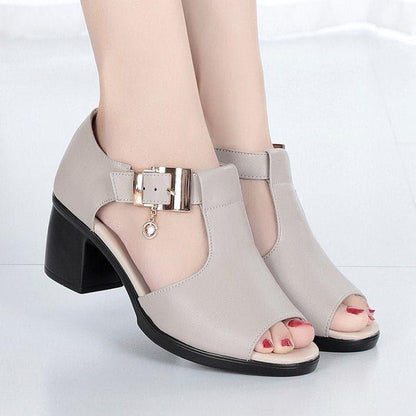 Comfort PU Leather Sandals for Women