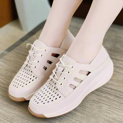 Healthy Walk Platform Wedge Sneakers