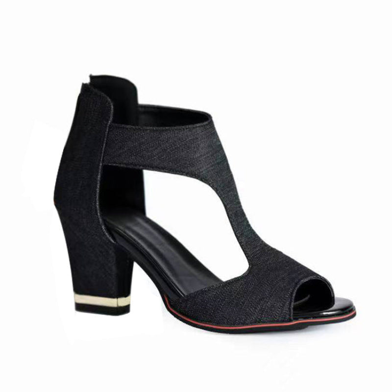 Orthopedic Comfort Square Heel Sandals