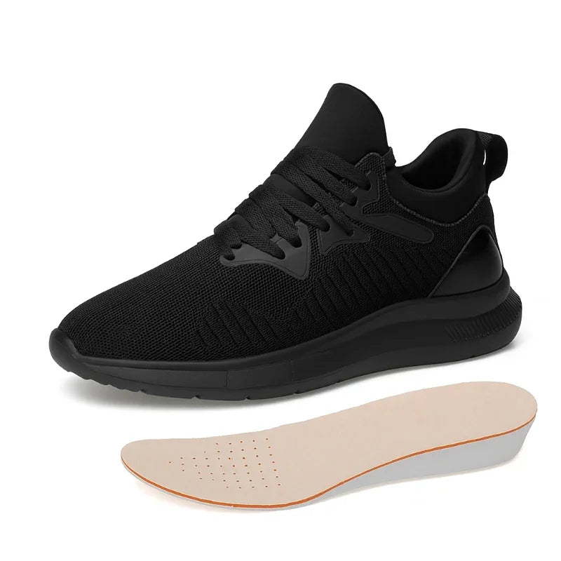 Unisex Supportive Sneakers with Hidden 7cm Lift