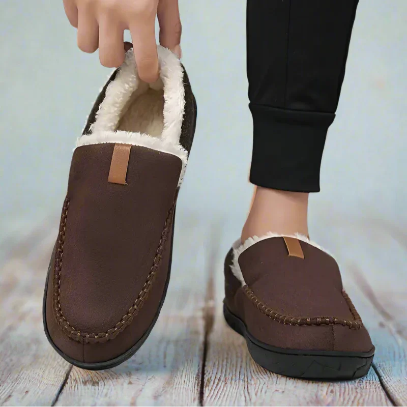 Women's Fleece-Lined Slip-On Moccasins