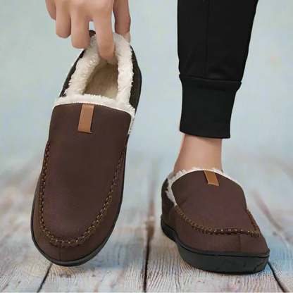 Women's Fleece-Lined Slip-On Moccasins