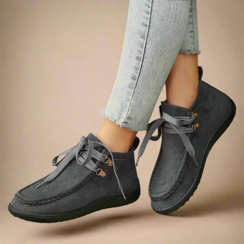 Unisex High Top Suede Arch Support Shoes