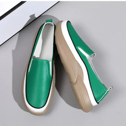 Modern Step Platform Loafers