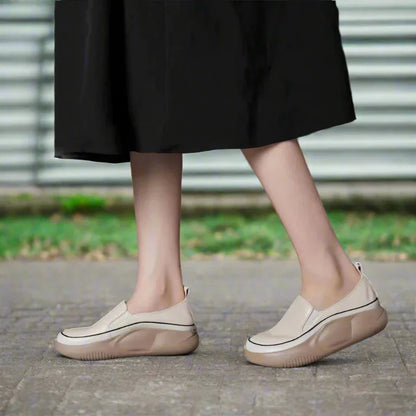 Modern Step Platform Loafers