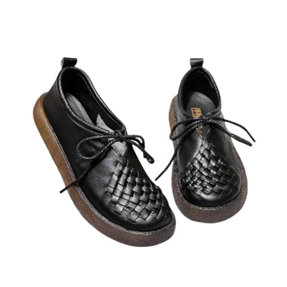 Genuine Leather Ethnic Flat Shoes for Women