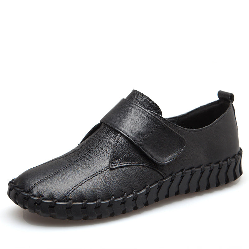 Genuine Leather Round Toe Ladies Loafers