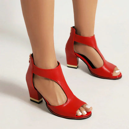 Orthopedic Comfort Square Heel Sandals