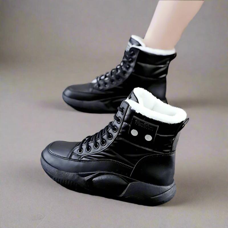 High Bliss Plush Winter Sneaker Boots