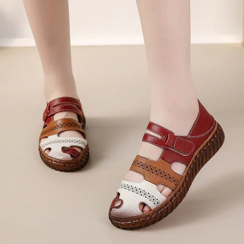 Extra-wide Round Toe Box Comfortable Flat-Bottomed Shoes