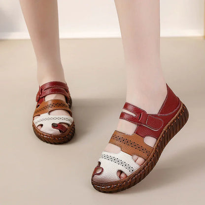 Extra-wide Round Toe Box Comfortable Flat-Bottomed Shoes