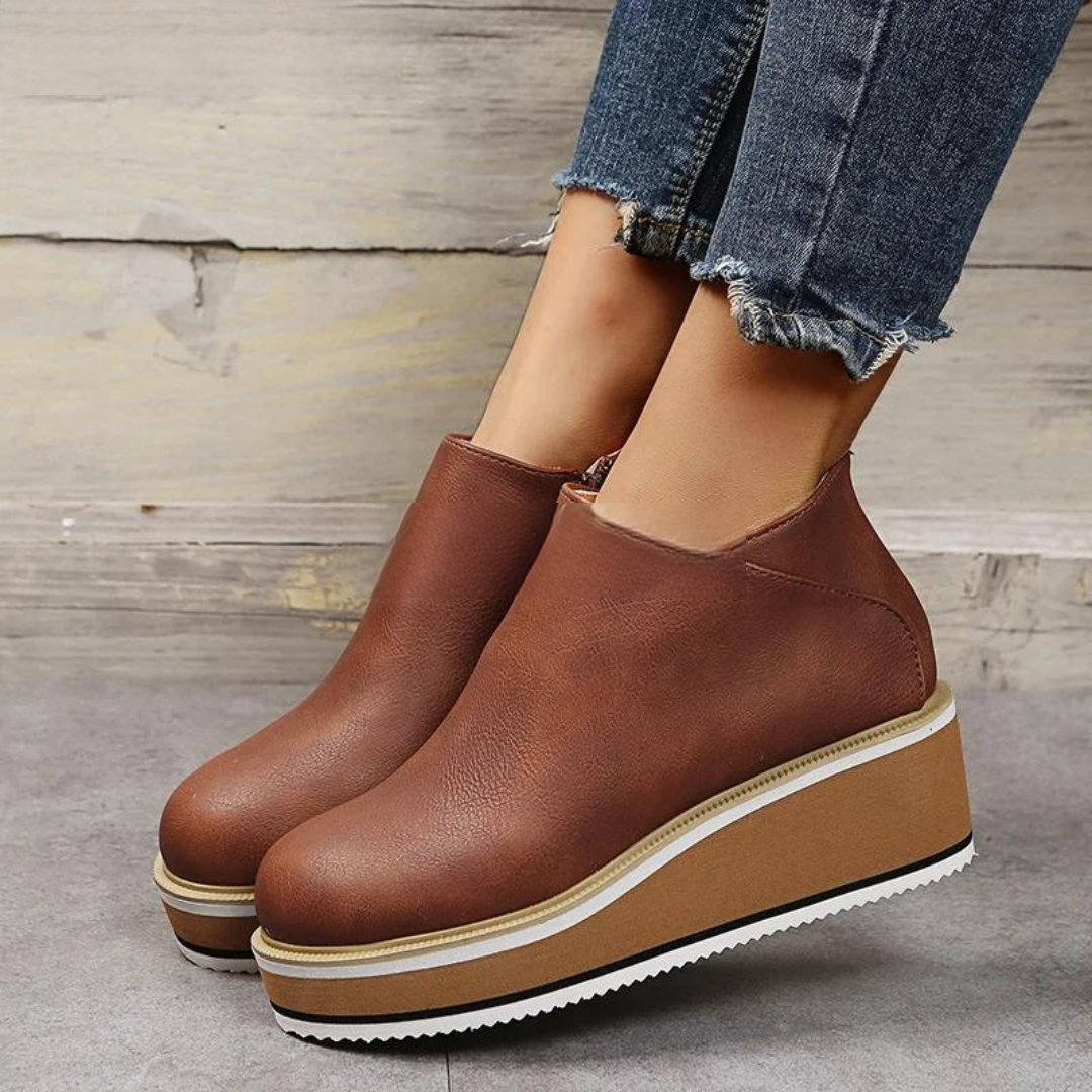 Stylish Orthopedic Platform Shoes for All-Day Comfort