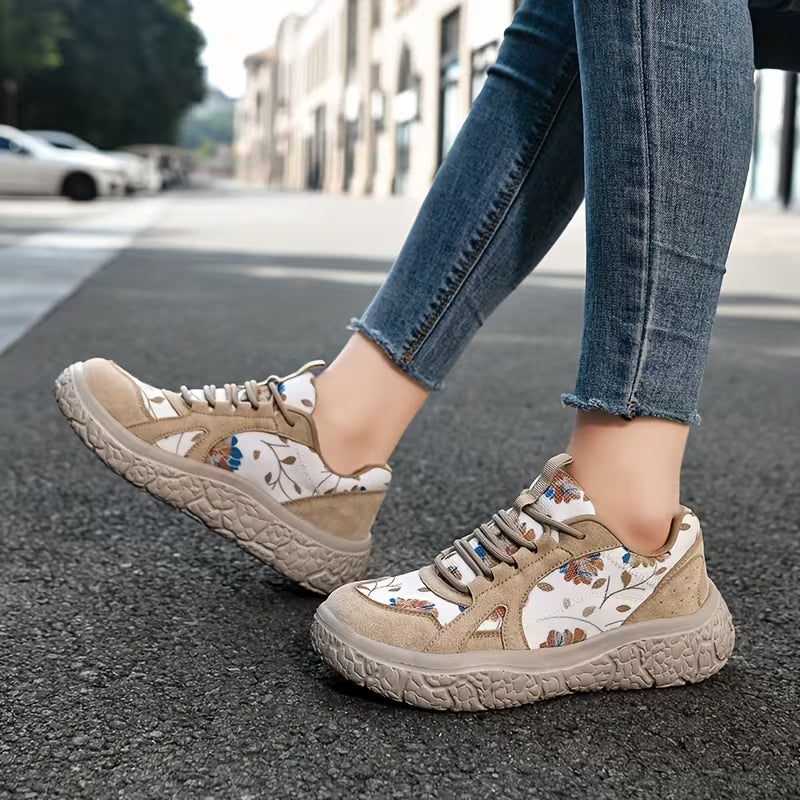 Women's Suede Patchwork Sport Shoes