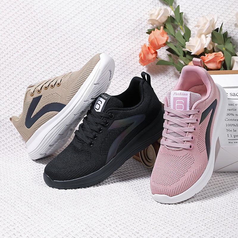 Four-Season Orthopedic Running Shoes with Shock-Absorption