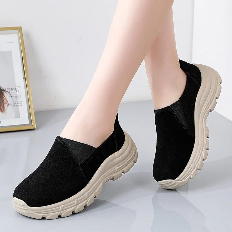 Women's Casual Chunky Sole Sneakers
