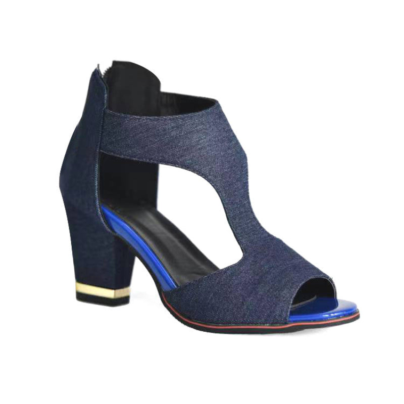Orthopedic Comfort Square Heel Sandals