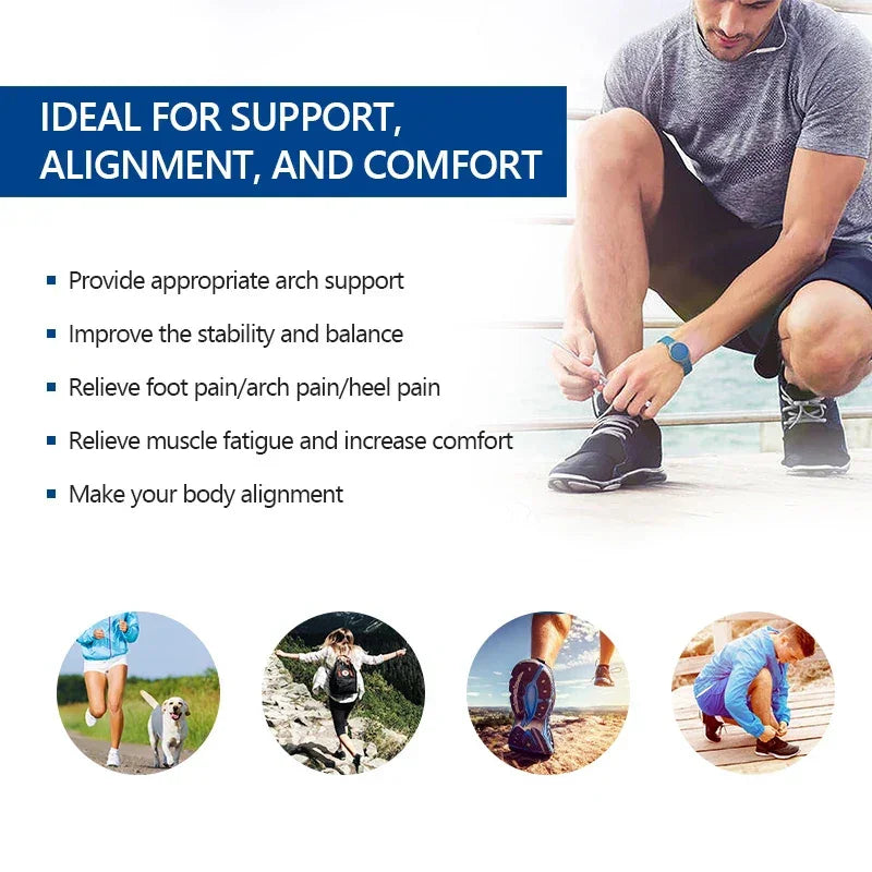 Orthotic Arch Support Insoles for Pain Relief