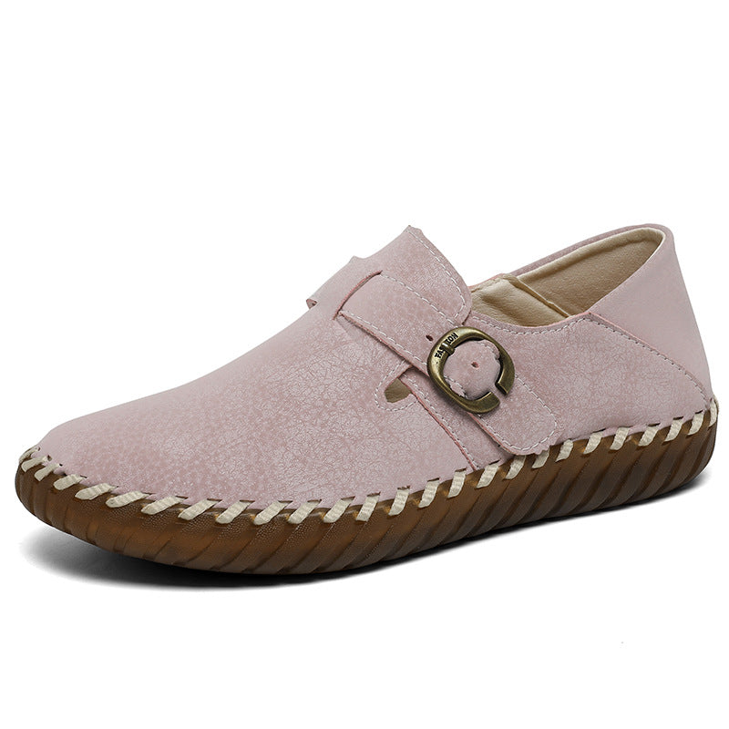 Soft Genuine Leather Slip-On Shoes