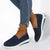 Chic Wedge Sneakers with Airy Mesh Upper