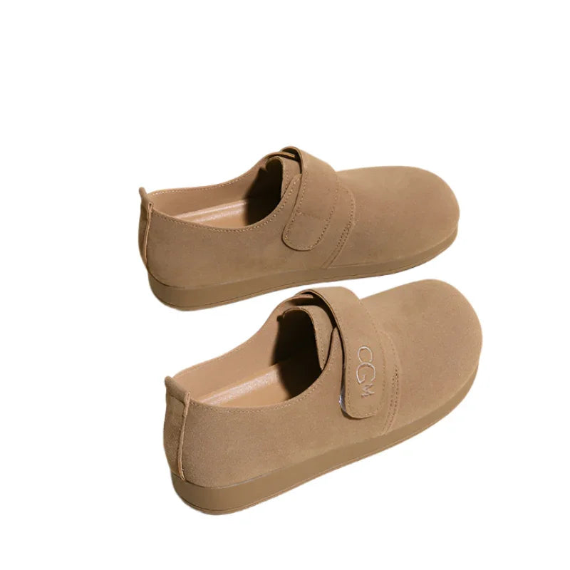 Retro Casual Suede Walking Shoes