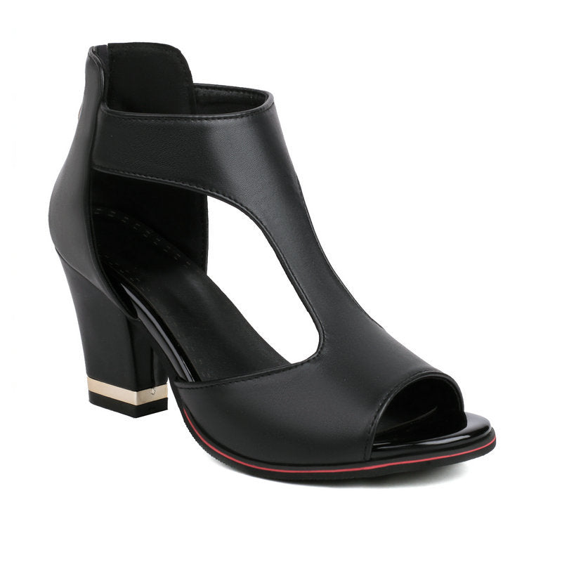 Orthopedic Comfort Square Heel Sandals