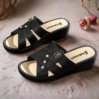 Elegant Motion Platform Sandals