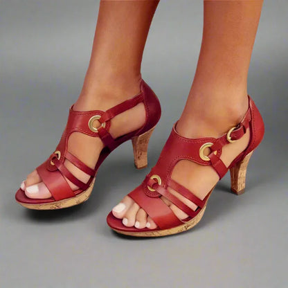 Elegant Heeled Pluss Size Sandals