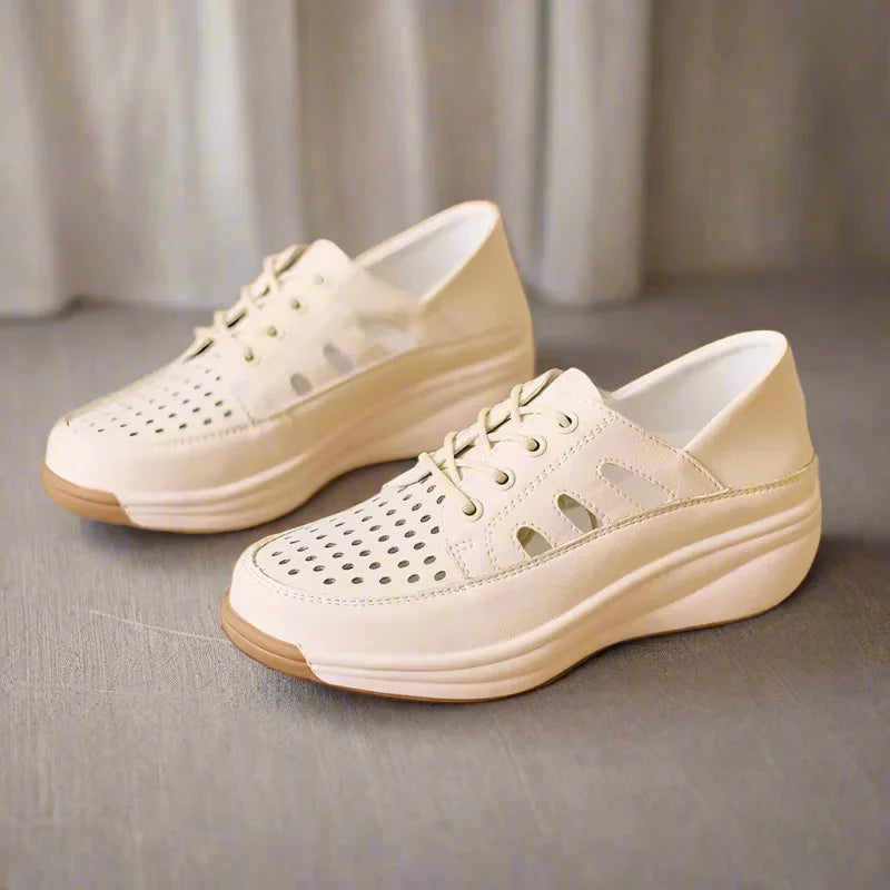 Healthy Walk Platform Wedge Sneakers