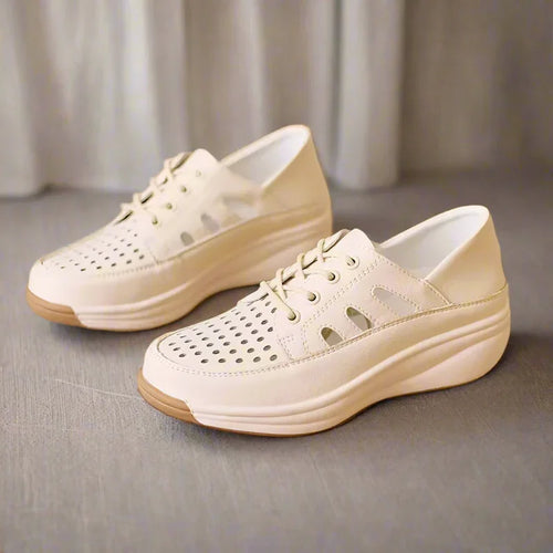 Healthy Walk Platform Wedge Sneakers