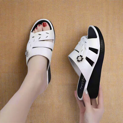 Elegant Motion Platform Sandals