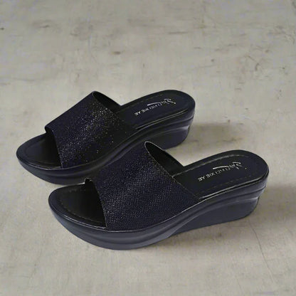Thick Sole Wedge Heel Flip-Flops