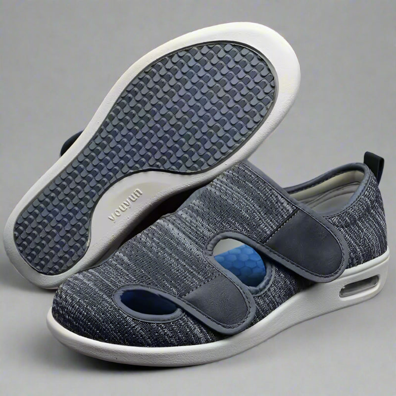 Wide Opening Edema Shoes for Diabetics