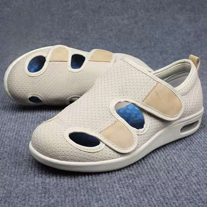 Wide Opening Edema Shoes for Diabetics