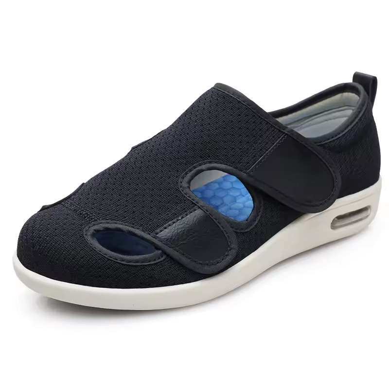 Wide Opening Edema Shoes for Diabetics