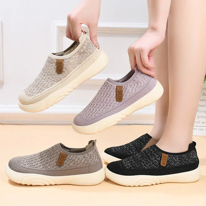 Women's Breathable Slip On Walking Shoes