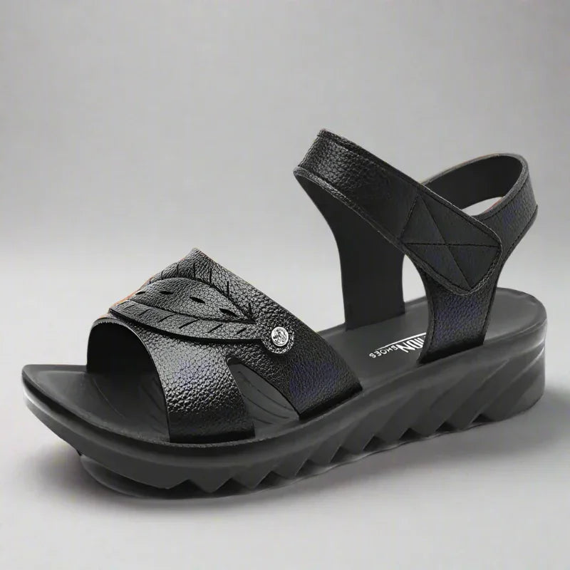 Air-Cushioned Leather Sandals for Maximum Comfort