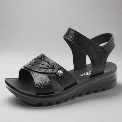 Air-Cushioned Leather Sandals for Maximum Comfort