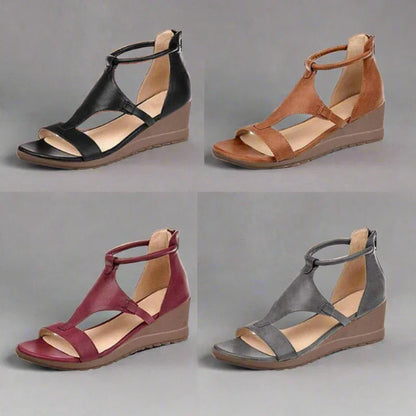 Low Platform Relaxed Walk Wedges