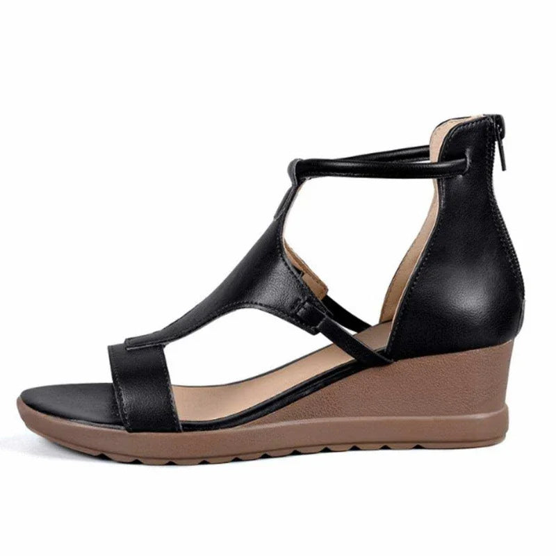 Low Platform Relaxed Walk Wedges