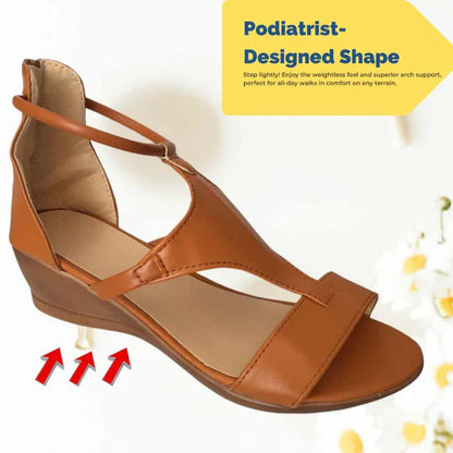 Low Platform Relaxed Walk Wedges