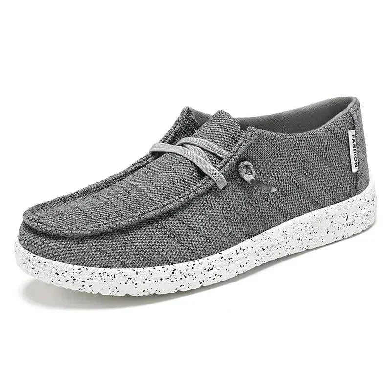 Women's Wide Fit Canvas Lace-Up Sneakers